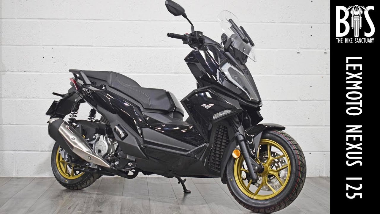 Lexmoto Nexus 125cc Scooter Maxi Nee 2023 UK Model Just Released.