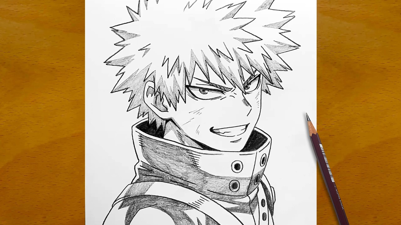 How to Draw Bakugo Katsuki | My Hero Academia Art