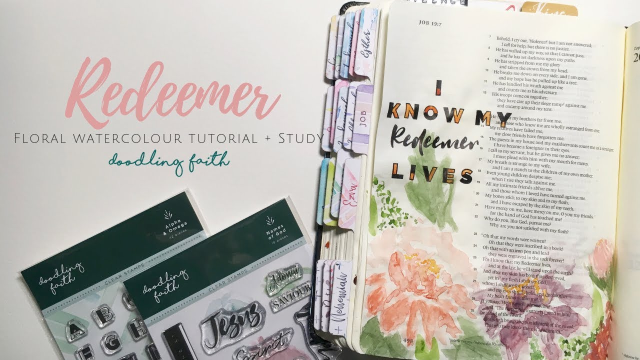 I know my REDEEMER lives | BONUS Names of God tutorial + study