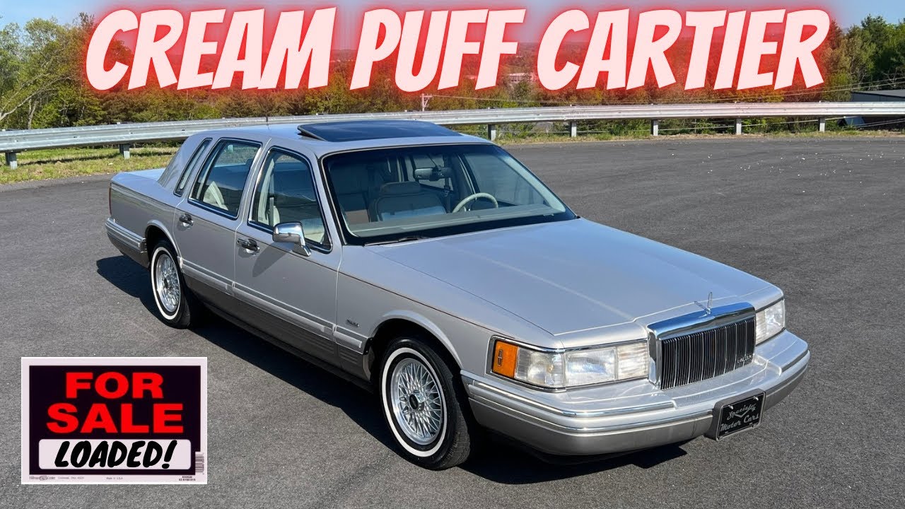AMAZING! 1991 Lincoln Town Car Cartier 79K Miles FOR SALE by Specialty Motor Cars