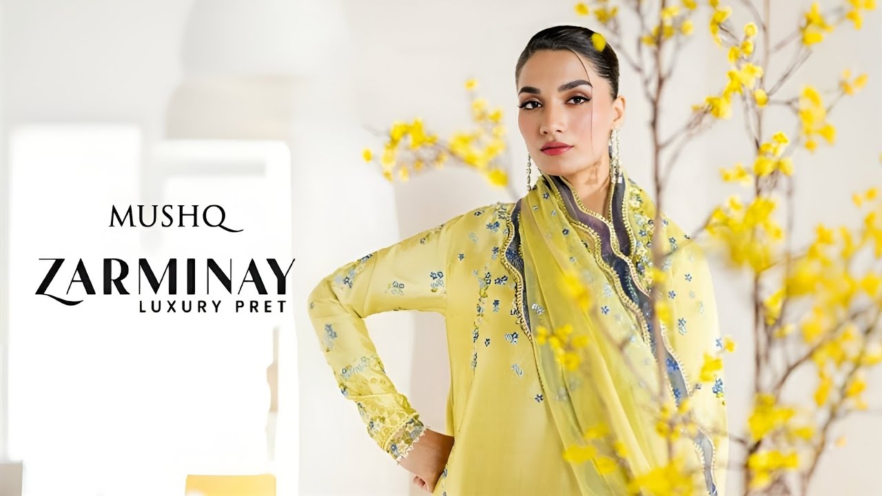 Mushq Zarminay Luxury Silk Pret Collection'25 | Mushq Luxury Formal Ready to Wear Collection 2025