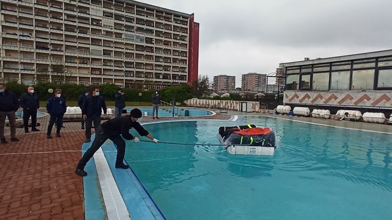 STCW95 sopravvivenza e salvataggio zattera di salvataggio-personal survival techniques  Liferaft