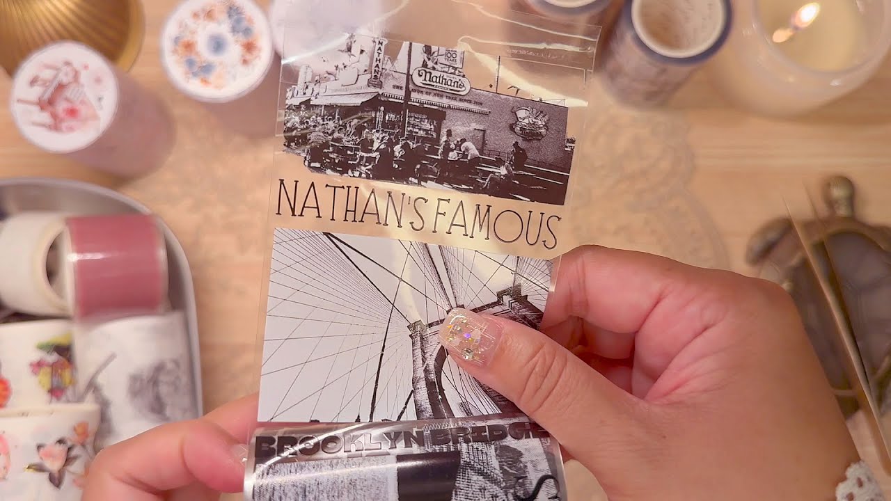 Unboxing the 'WT' tapes and collage them as my journal with me~Part 1