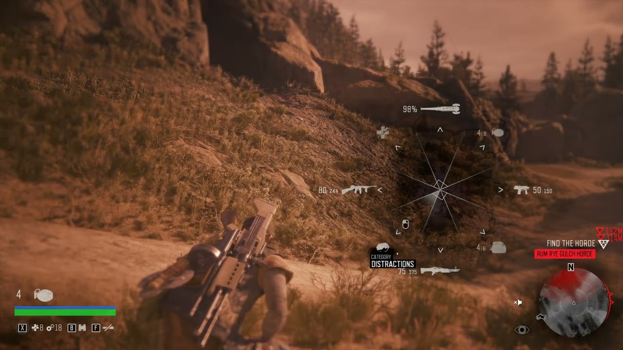 Days Gone Part 57 - Rum Rye Gulch Horde in 34 seconds (125 Freaks)