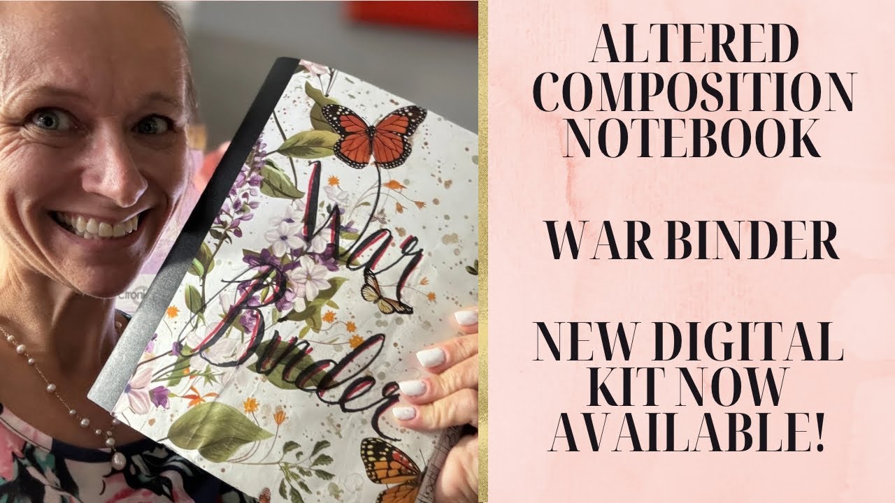 Massive War Binder/Prayer Journal Digital Kit | Complete Flip Through | Altered Composition Notebook