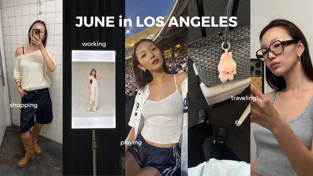 June in LA | ft. photoshoots, dodger's game, cartier unboxing!