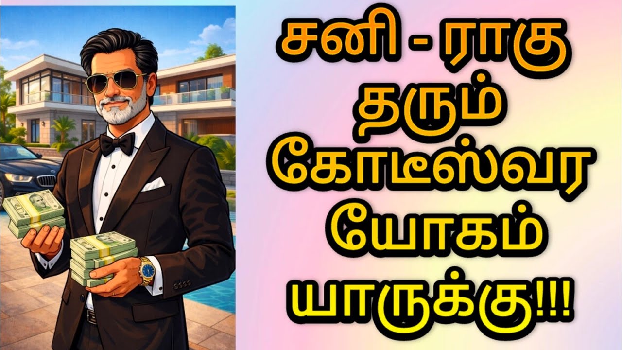 சனி - ராகு தரும் கோடீஸ்வர யோகம் யாருக்கு!!! 