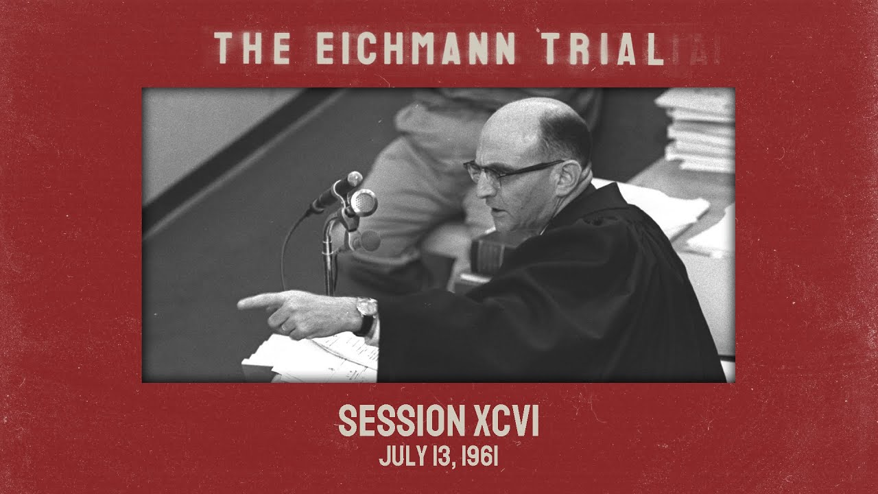 The Eichmann Trial: Session 96 (subtitled)
