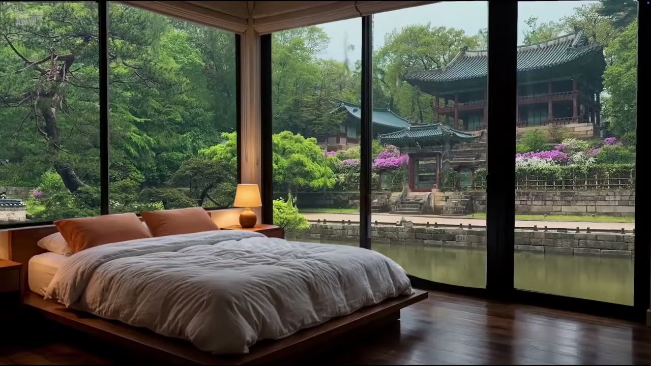 Cozy Cabin Heavy Rain | 🌧️ Rain Sounds & Crackling Fireplace #3