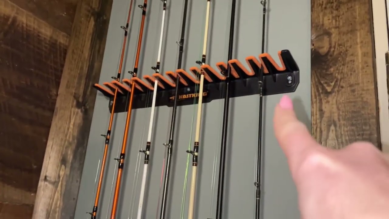 Honest review of KastKing Patented V15 Vertical Fishing Rod Holder Wall Mounted Fishing Rod Rack