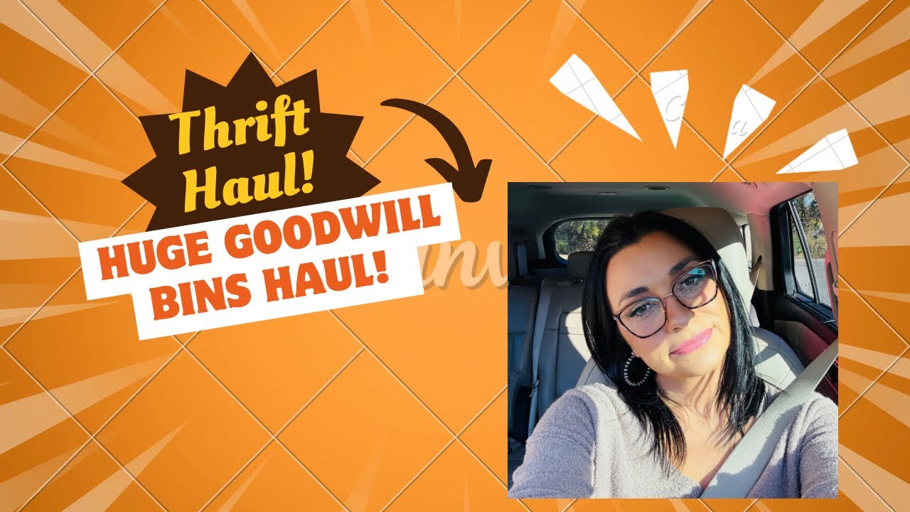 Goodwill Bins Thrift Haul | To Flip On eBay & Poshmark! #goodwill #thrifthaul #goodwillbins 