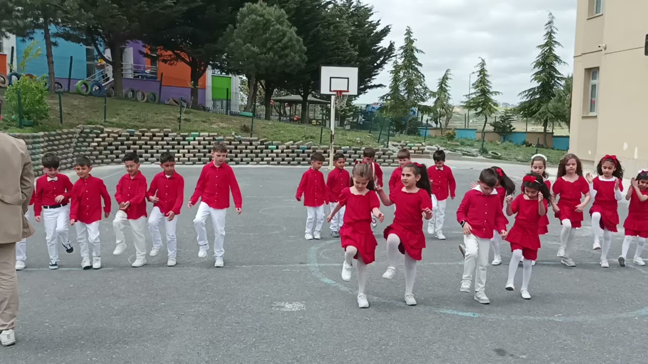 23 Nisan gösterisi Arnavutköy Taşoluk toki ilkokulu 1/D sınıfı