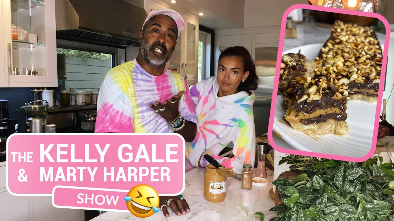 KELLY GALE MAKING A FROZEN HEALTHY TREAT  || MARTY