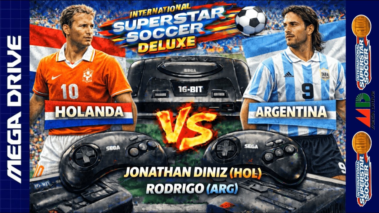 Torneio ISS Deluxe - Fase Preliminar Jogo 3 - Jonathan 🇳🇱 x 🇦🇷 Rodrigo