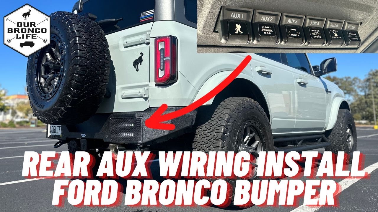 Руководство по подключению задней дополнительной проводки Ford Bronco — подключение фонарей задне...