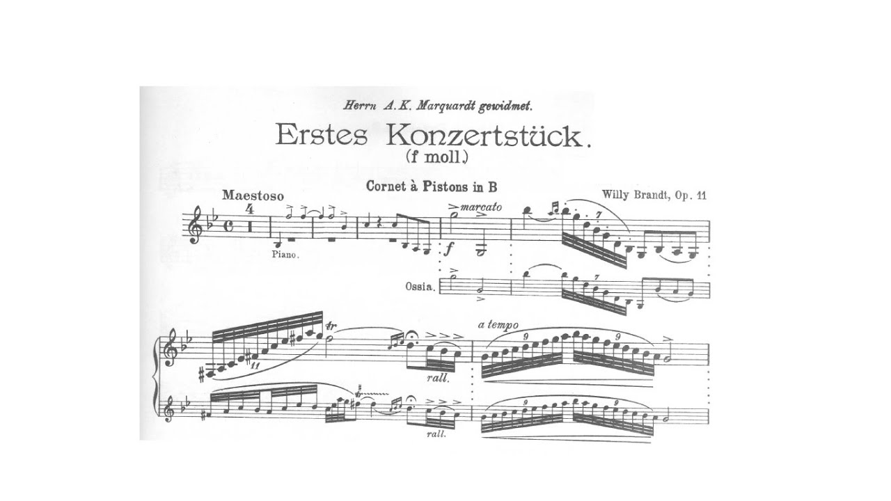 Vassily Brandt : Concertpiece n.1 (Jeroen Berwaerts, trumpet)