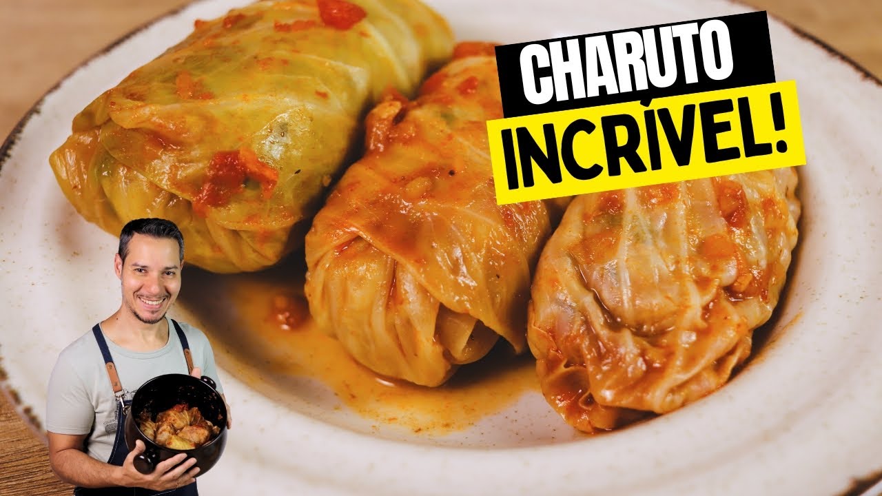 Charuto de Repolho Recheado com Carne Moída Incrível!