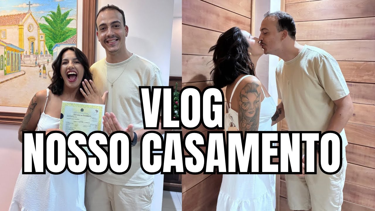 CASAMOS! 💍 ❤️ | COMEÇOU A LUA DE MEL ✈️👀
