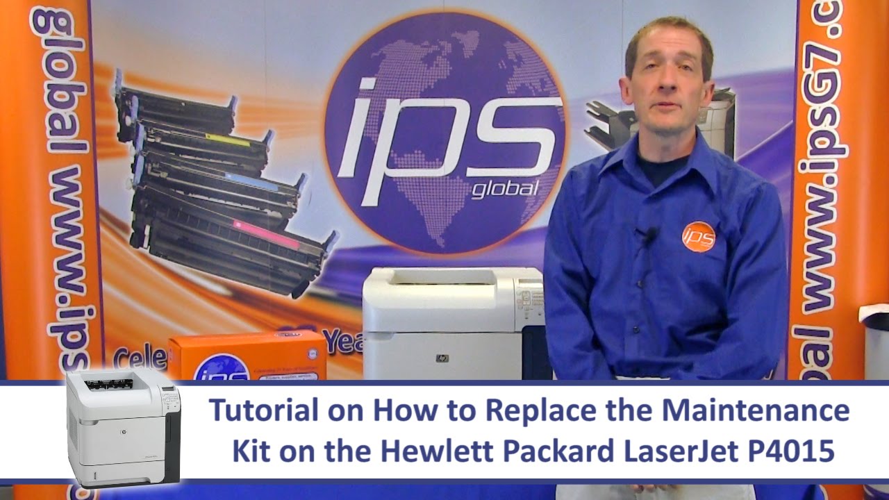 HP P4015 - How to Replace the Maintenance Kit