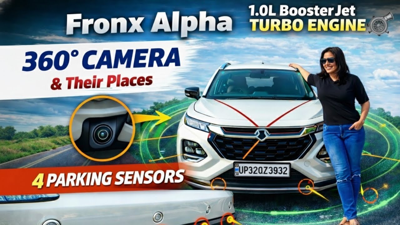 Maruti Fronx Alpha Turbo: Chalti Phirti Rocket! 🚀 360° Camera & Features Test 🔥