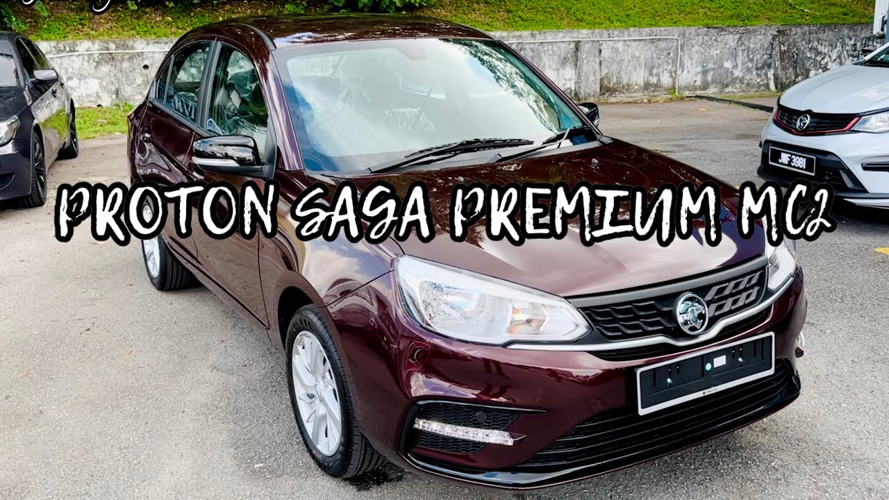 PROTON SAGA PREMIUM MC2 ROSEWOOD MAROON