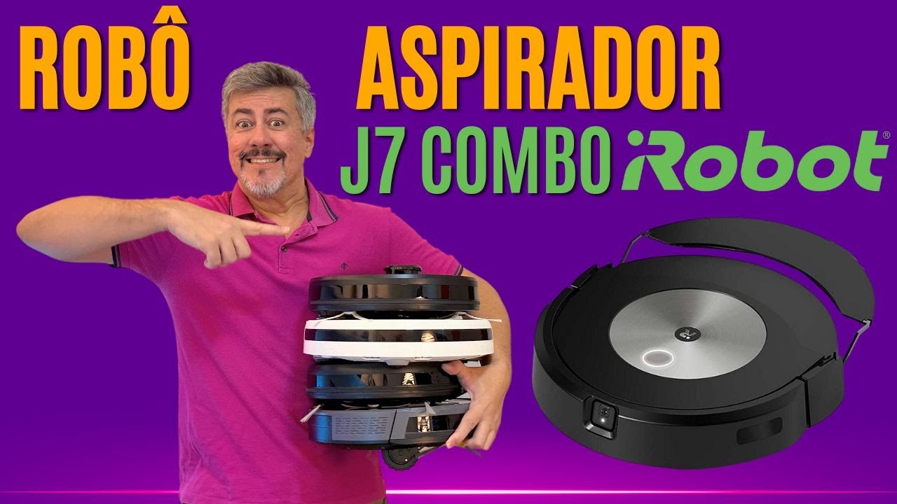 iRobot Combo J7   Robô aspirador que varre, aspira e passa pano ao mesmo tempo    @QueroComprar