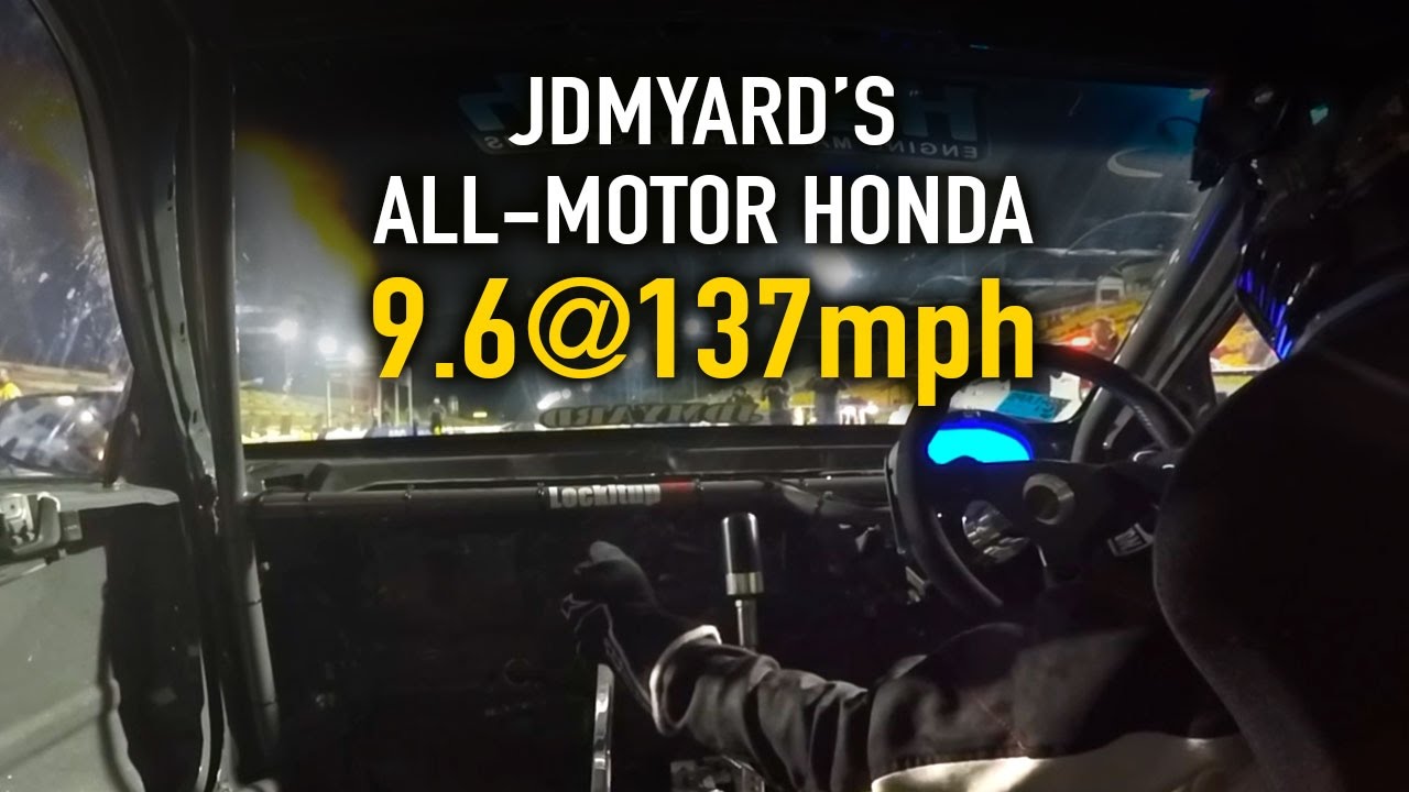 🏅 JDMYard's all-motor Civic 9.6@137mph