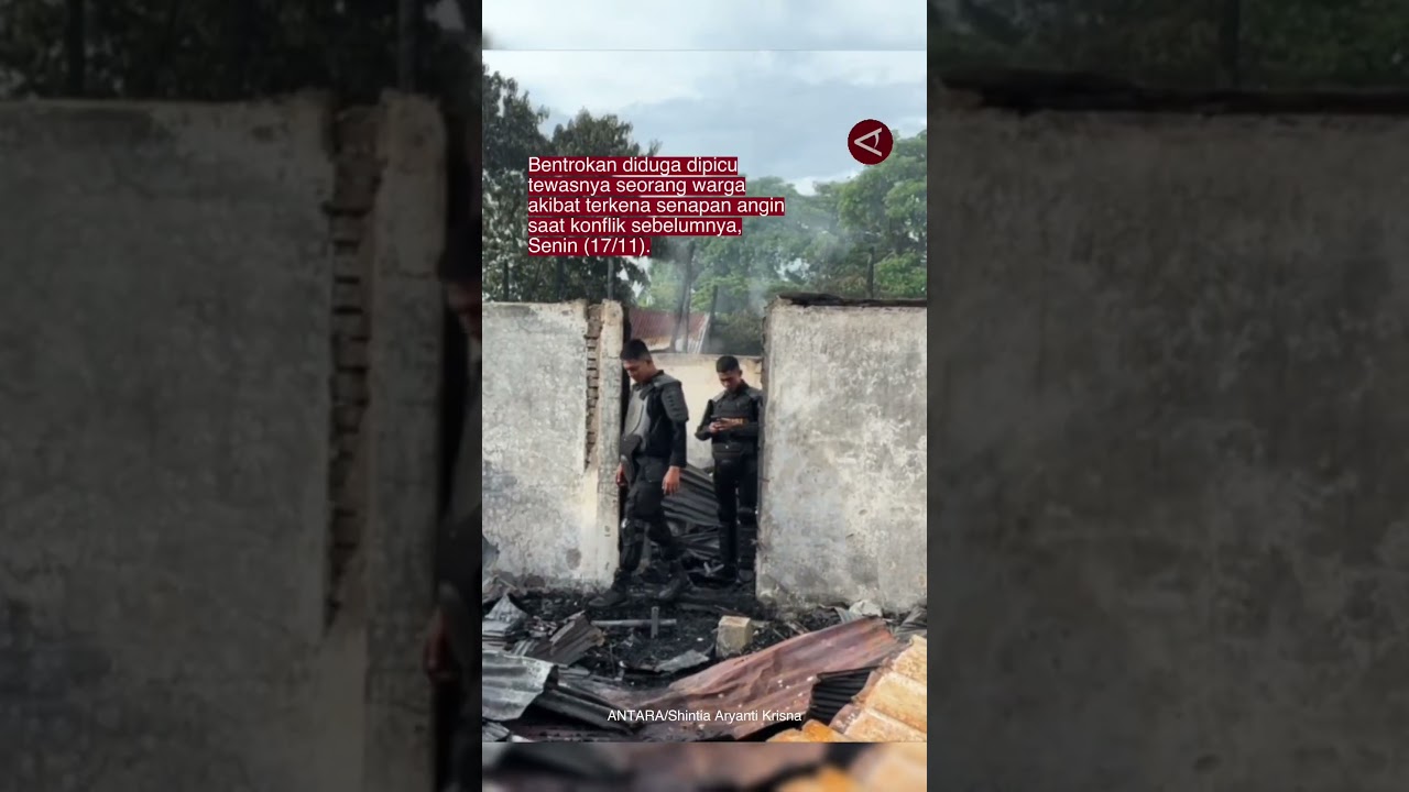 Bentrokan di Makassar, aparat amankan senjata tajam