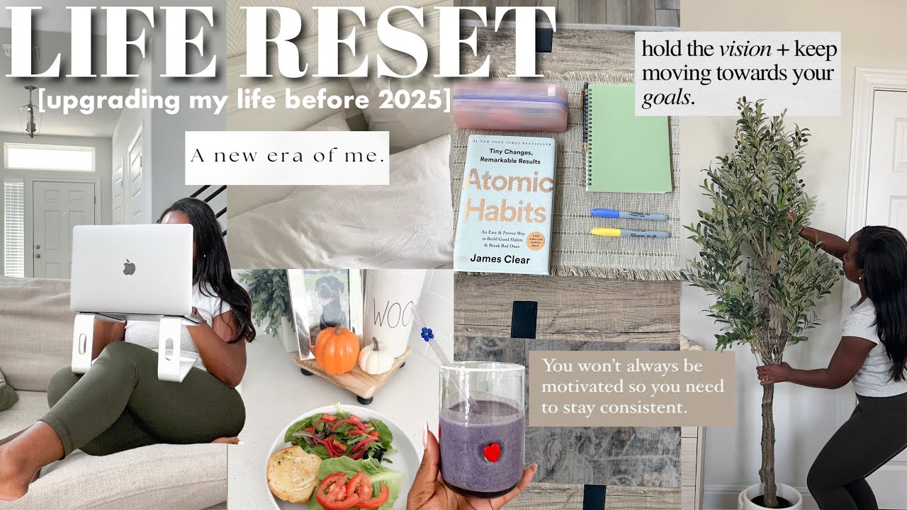 UPGRADING MY LIFE BEFORE 2025 | *intense* life admin days, what I eat in a day & building routine