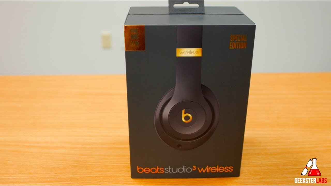 Beats By Dre Studio3 Wireless Headphone Unboxing