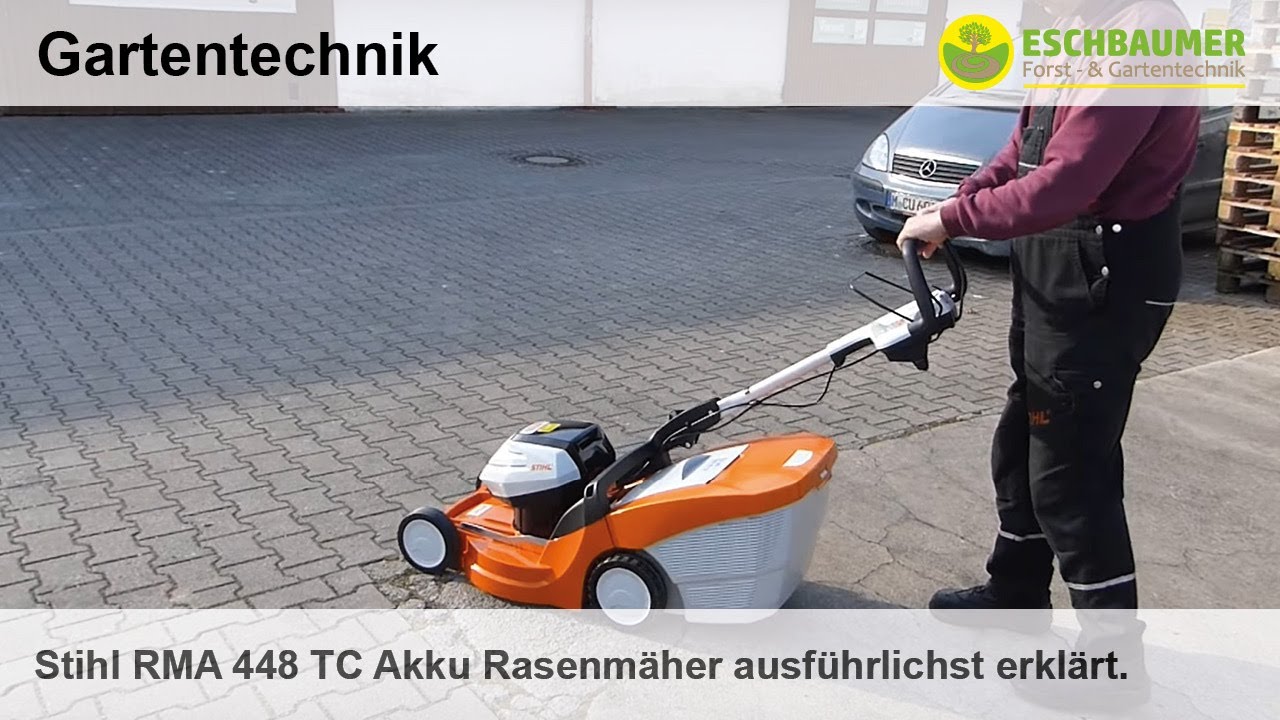 Stihl RMA 448 TC Akku Rasenmäher ausführlichst erklärt