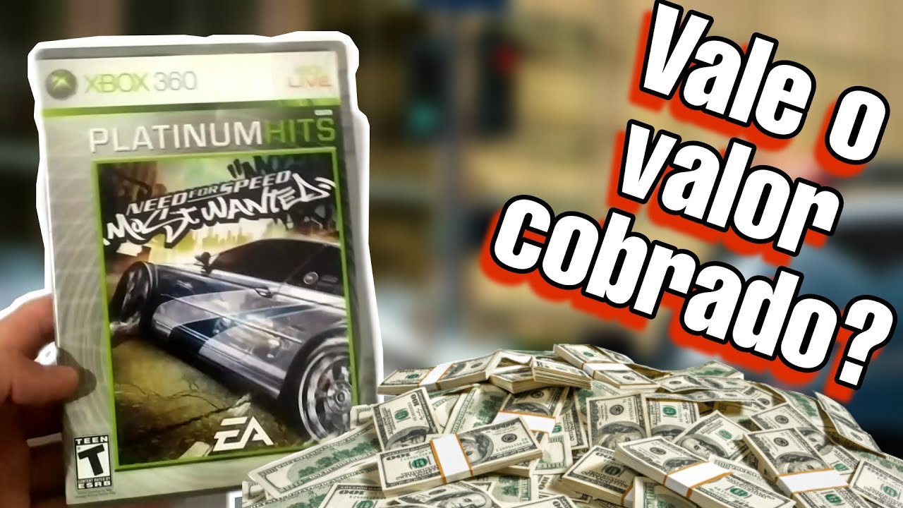 VALE O VALOR COBRADO? Need for Speed Most Wanted para XBOX 360 - JOGO DE LANÇAMENTO DO CONSOLE
