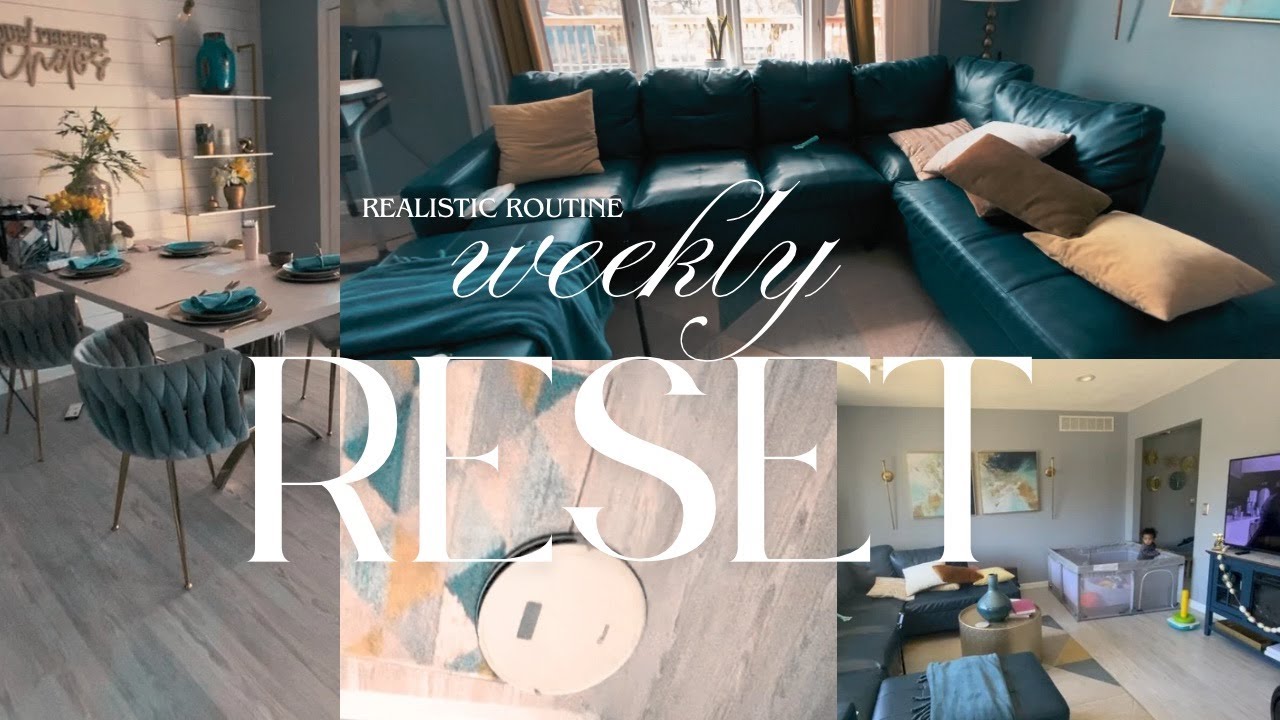 Weekly Cleaning Reset with 5 Kids + New Home Decor Updates!|Realistic + Satisfying