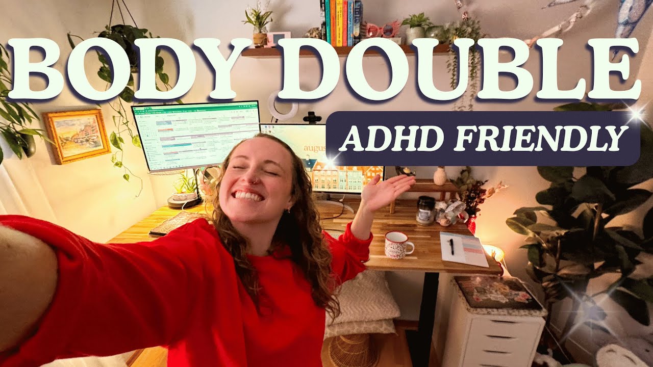 Body Double with Me - ADHD Edition! (lofi, water breaks, wiggles) 🌷🌟