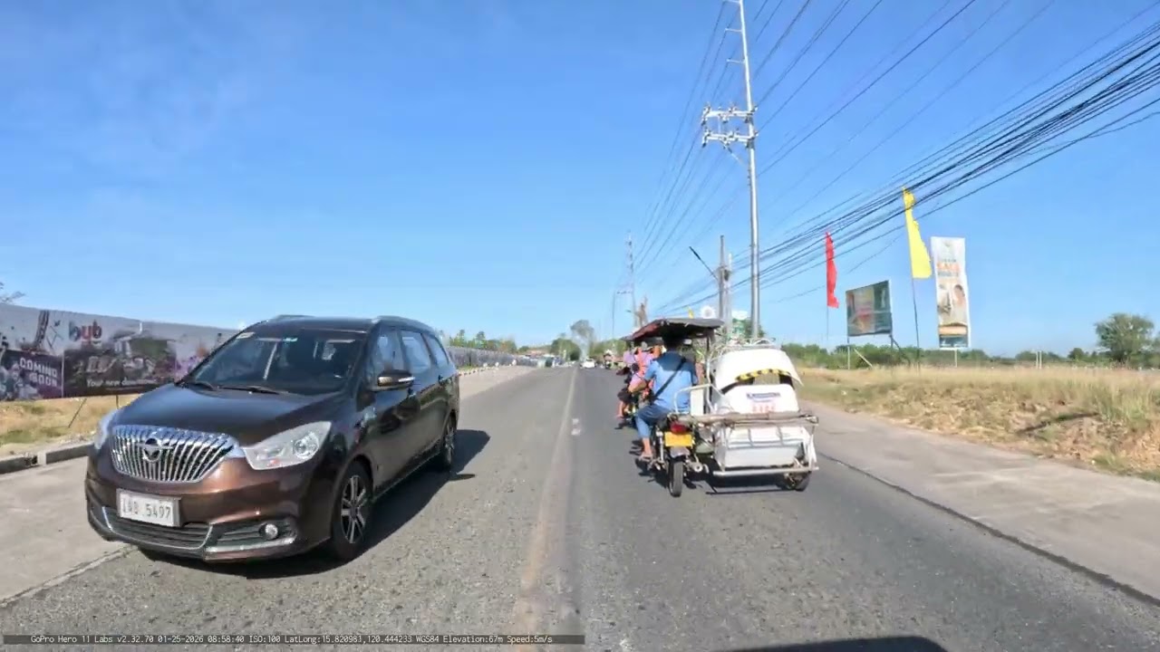 Driving Bayambang to Basista to San Carlos to Binmaley and the Baywalk by the Lingayen Gulf