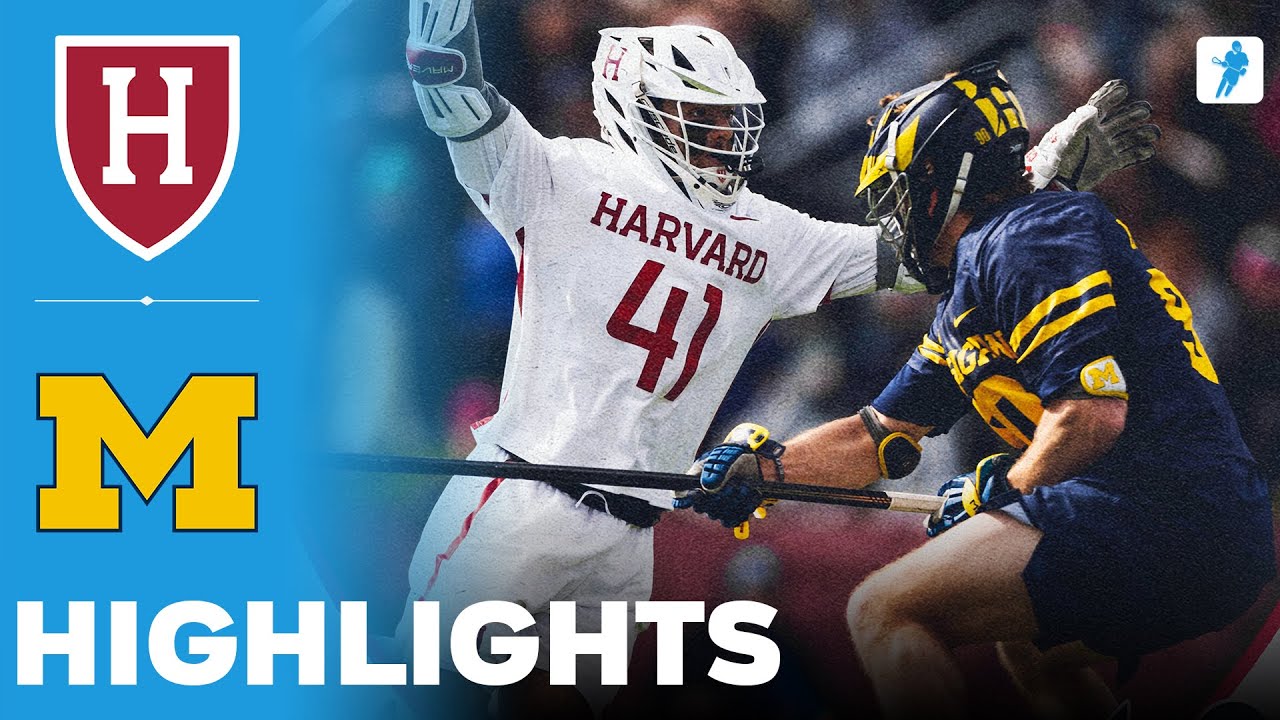 Harvard vs Michigan | NCAA College Lacrosse | Highlights - March 08, 2025