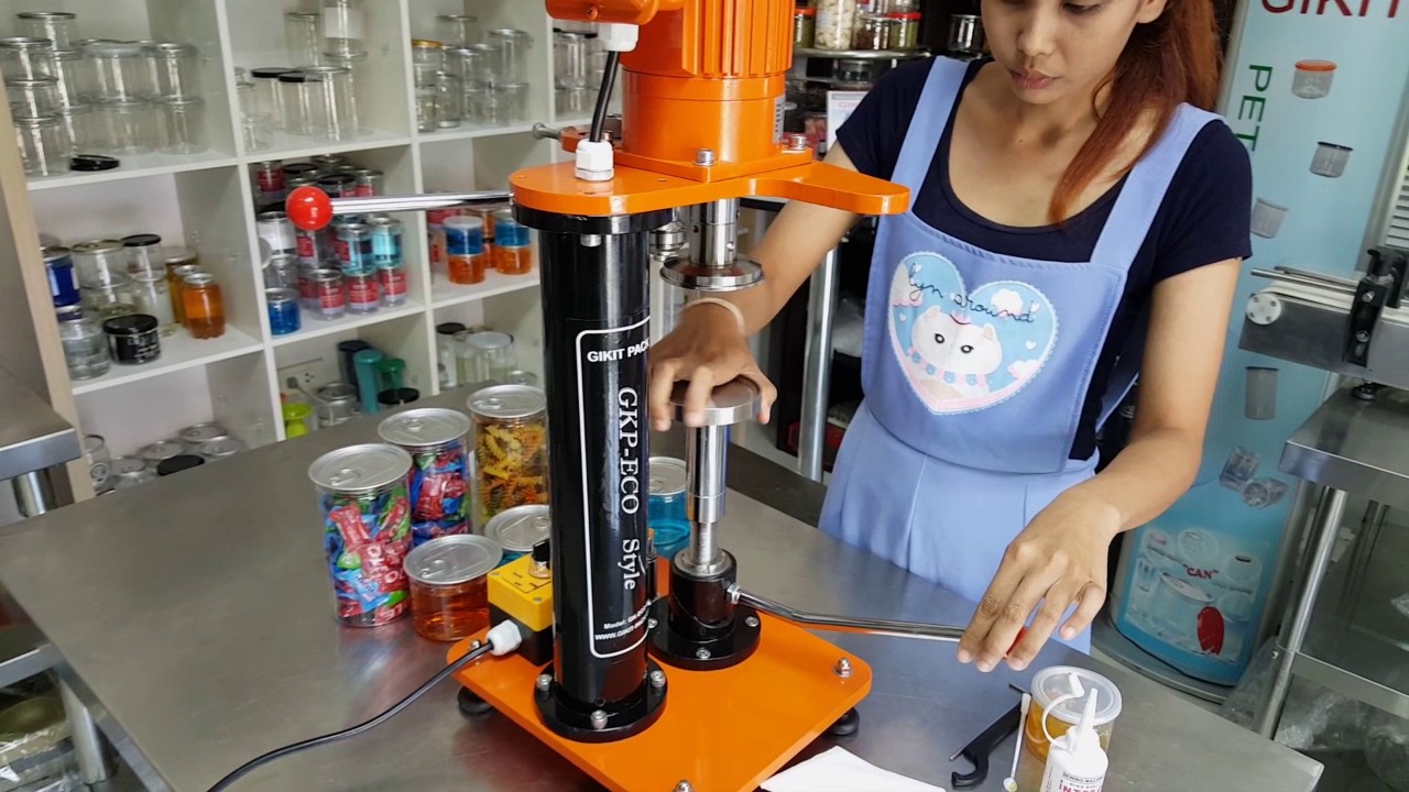 GKP-Mini maual can seamer ECO-02 :: เครื่องปิดฝากะป๋อง PET