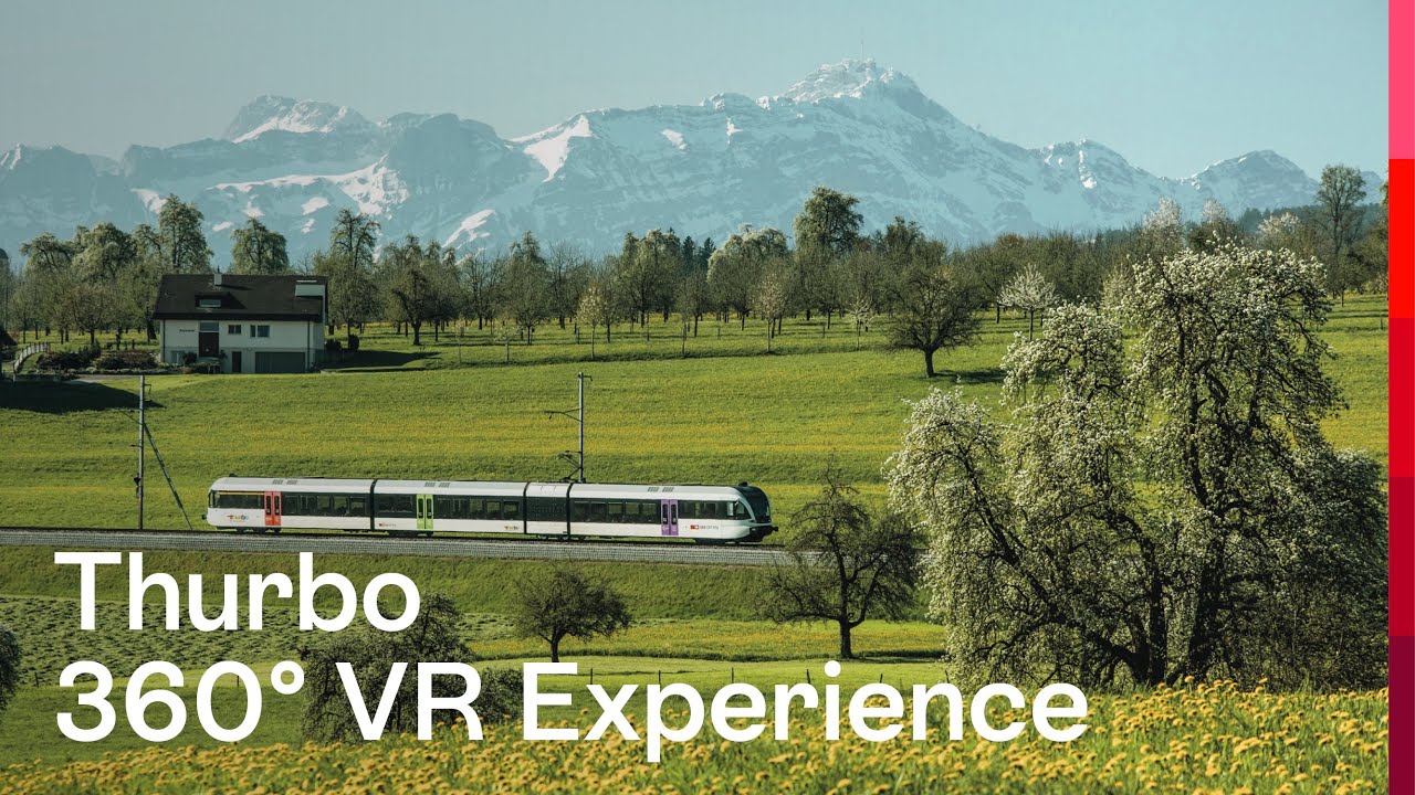 Thurbo | Grand Train Tour of Switzerland | 360 Degree VR | Switzerland Tourism