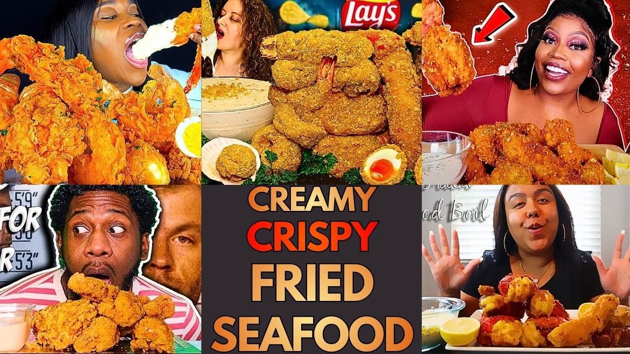 🦞🤤CRISPY FRIED SEAFOOD BOIL MUKBANG | Ultimate Compilation
