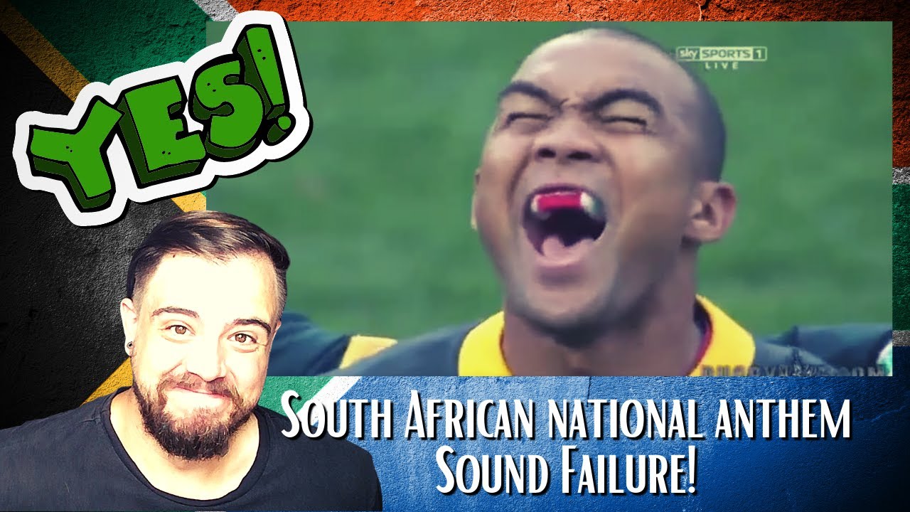 PROUD MOMENT! │ South African national anthem sound failure