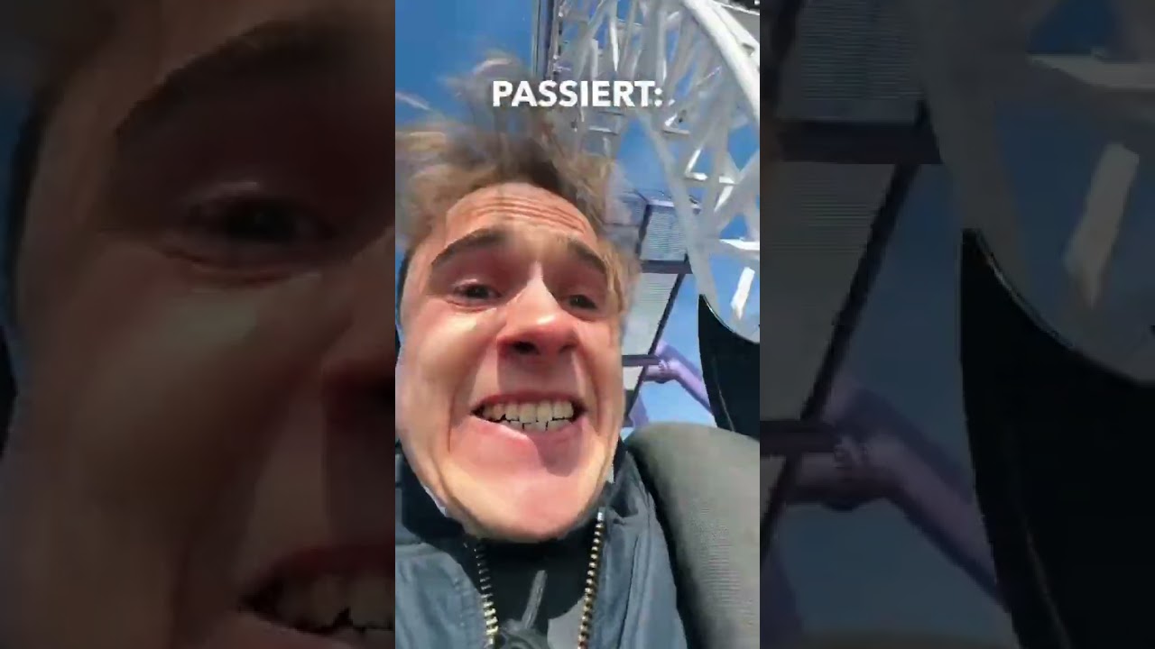 Ich fahre die GEF&Auml;HRLICHSTE ACHTERBAHN?! 🎢🤯