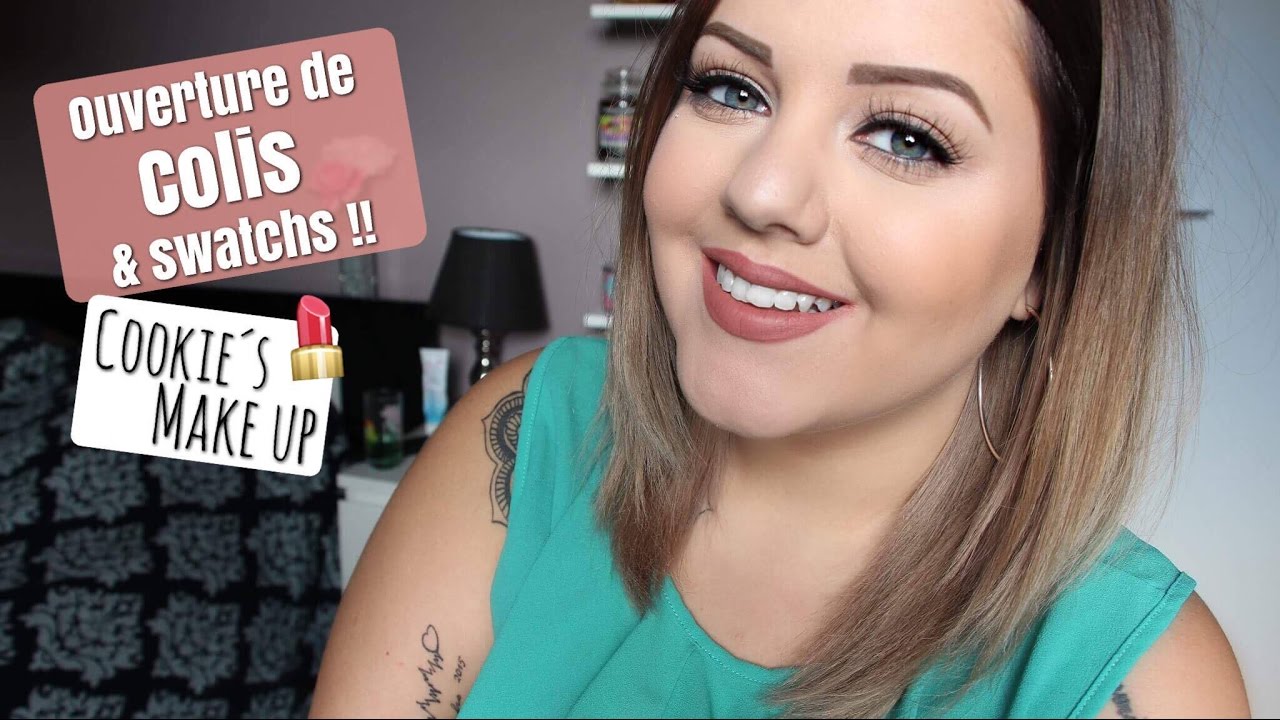 ♡ Ouverture de colis & Swatchs : Cookie's Make up!