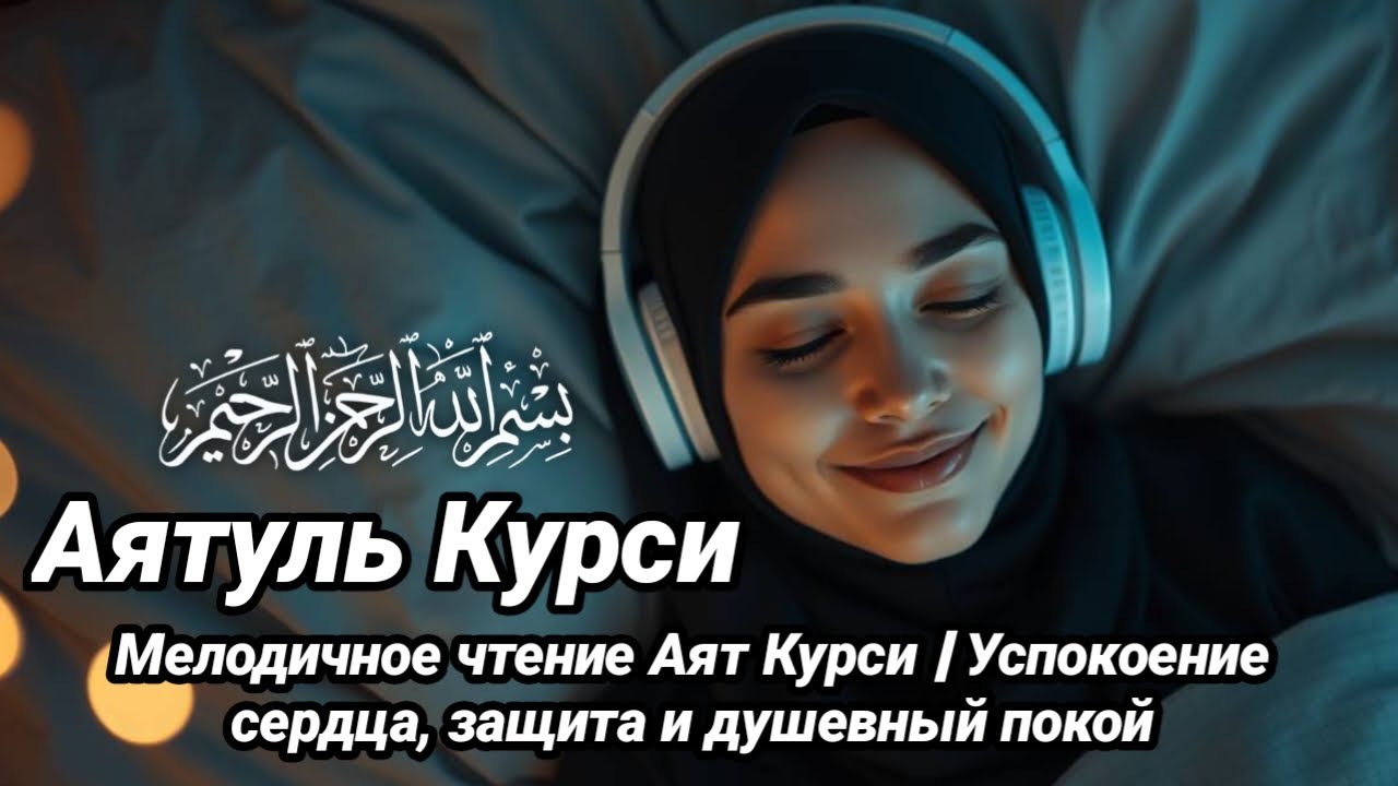 Аятуль Курси для сна и релаксации | Избавление от тревоги и обретение покоя