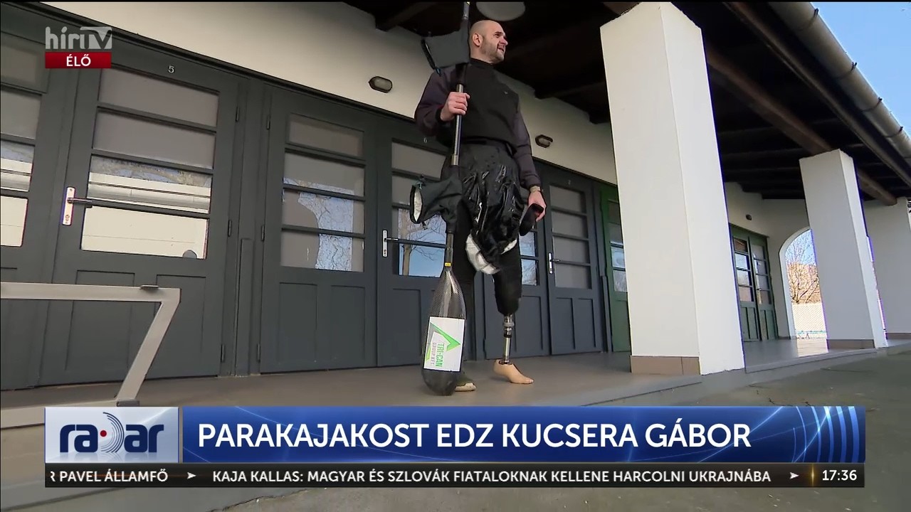Parakajakost edz Kucsera Gábor - HírTV