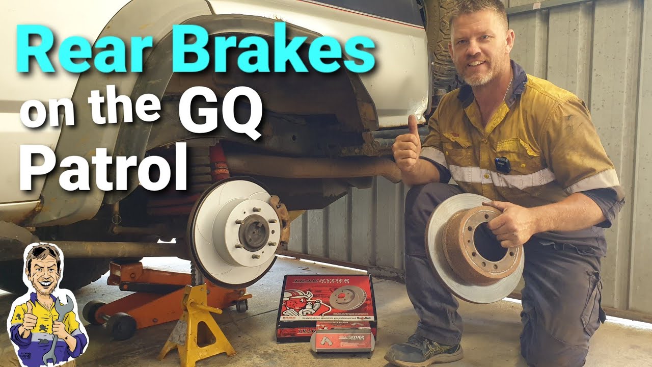 Replacing Rear Brakes on a Nissan Patrol (little tip at the end)