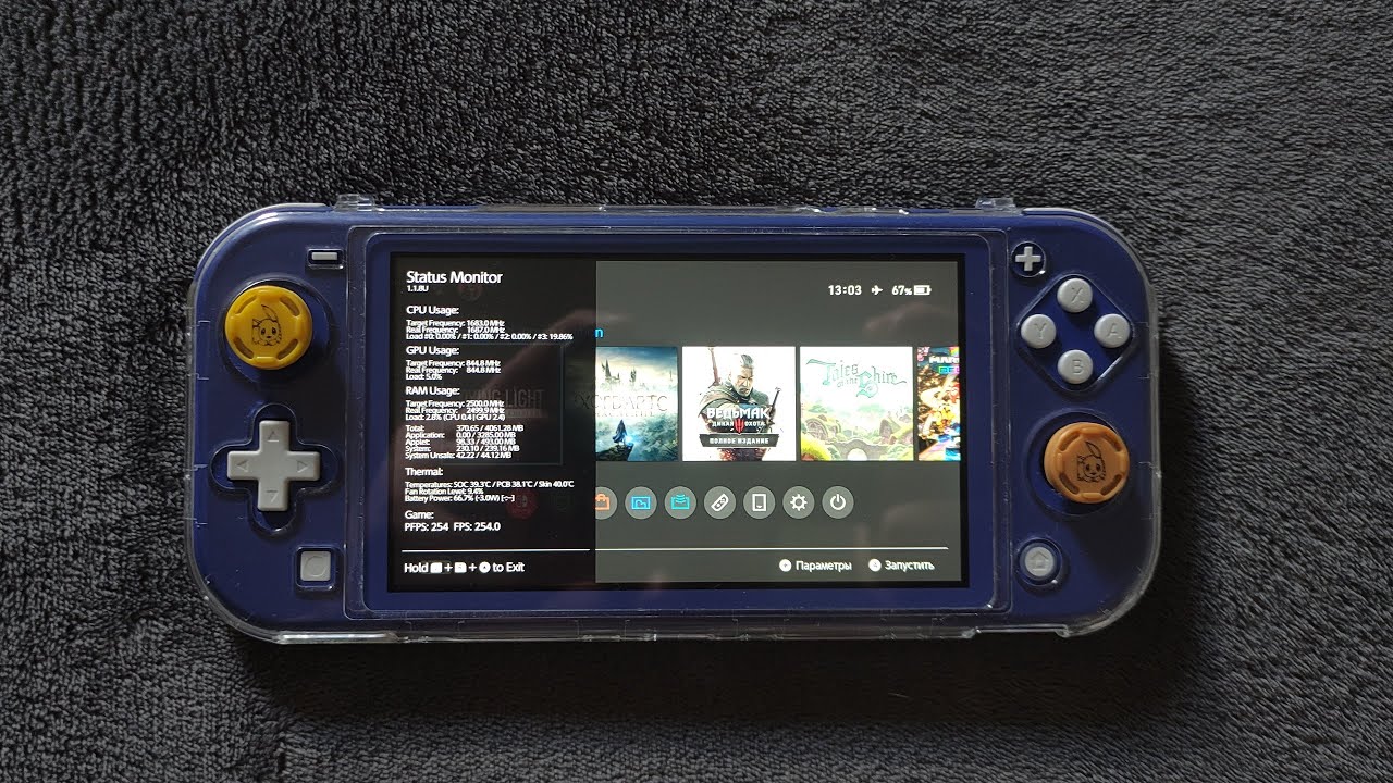 Сменил прошивку Nintendo Switch Lite с Kefir на UltraNX, и офигел от мощности консоли!