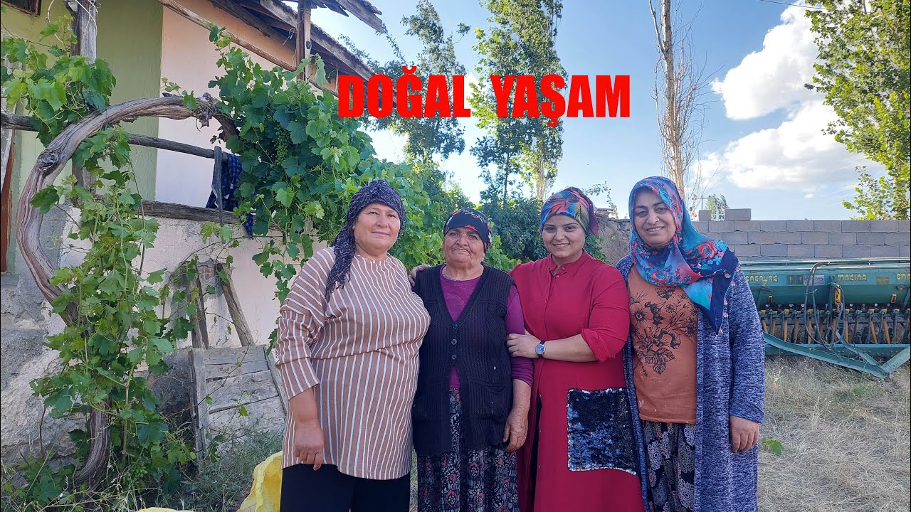 KÖYE MİSAFİRLİĞE GEZMEYE GİTTİK SÜMBÜLE  VE KAYSI TOPLADIK