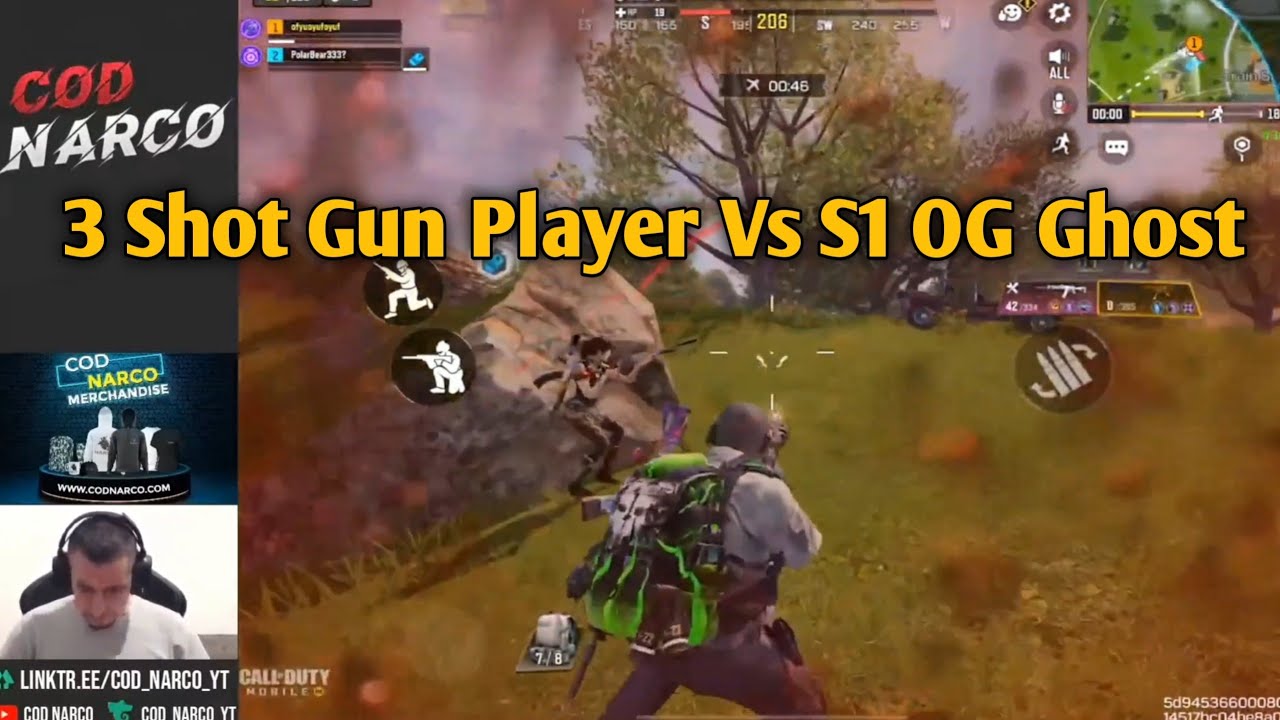 CoD Narco Did Best Clutch Against Shot Gun Players | CoD Narco Playing With Indian Player