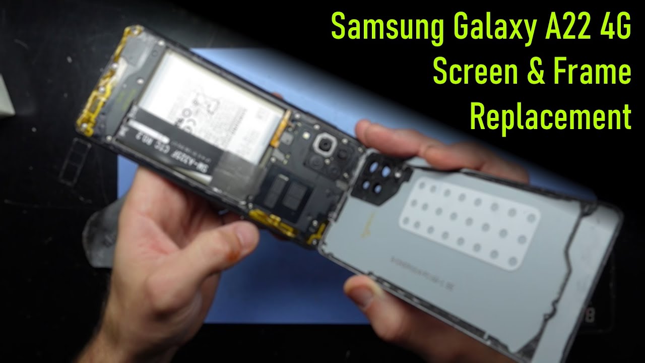 Замена дисплея и рамки Samsung Galaxy A22 4G