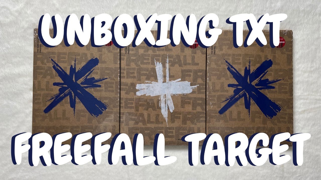❊ Unboxing TXT Freefall Target albums | 투모로우바이투게더
